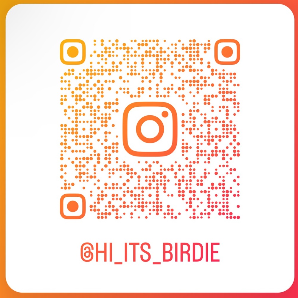 Please follow me on Instagram @hi_its_birdie